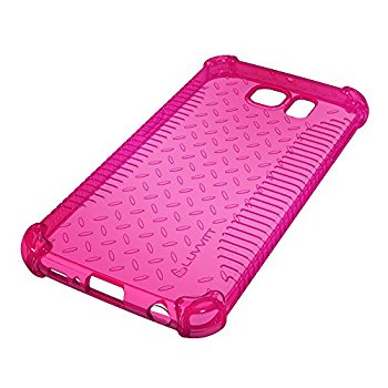 LUVVITT CLEAR GRIP Galaxy S6 Case | Slim Transparent TPU Rubber Case - Pink