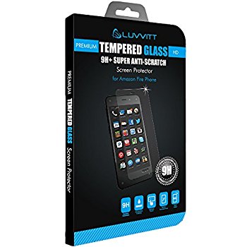 LUVVITT TEMPERED GLASS Screen Protector for Amazon Fire Phone - Crystal Clear