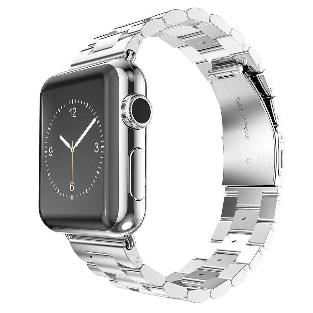 LUVVITT Stainless Steel Apple Watch Band 42mm (LUV-1017) - Silver