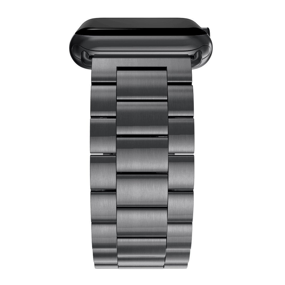 LUVVITT Stainless Steel Apple Watch Series 3 Band 42mm - Black