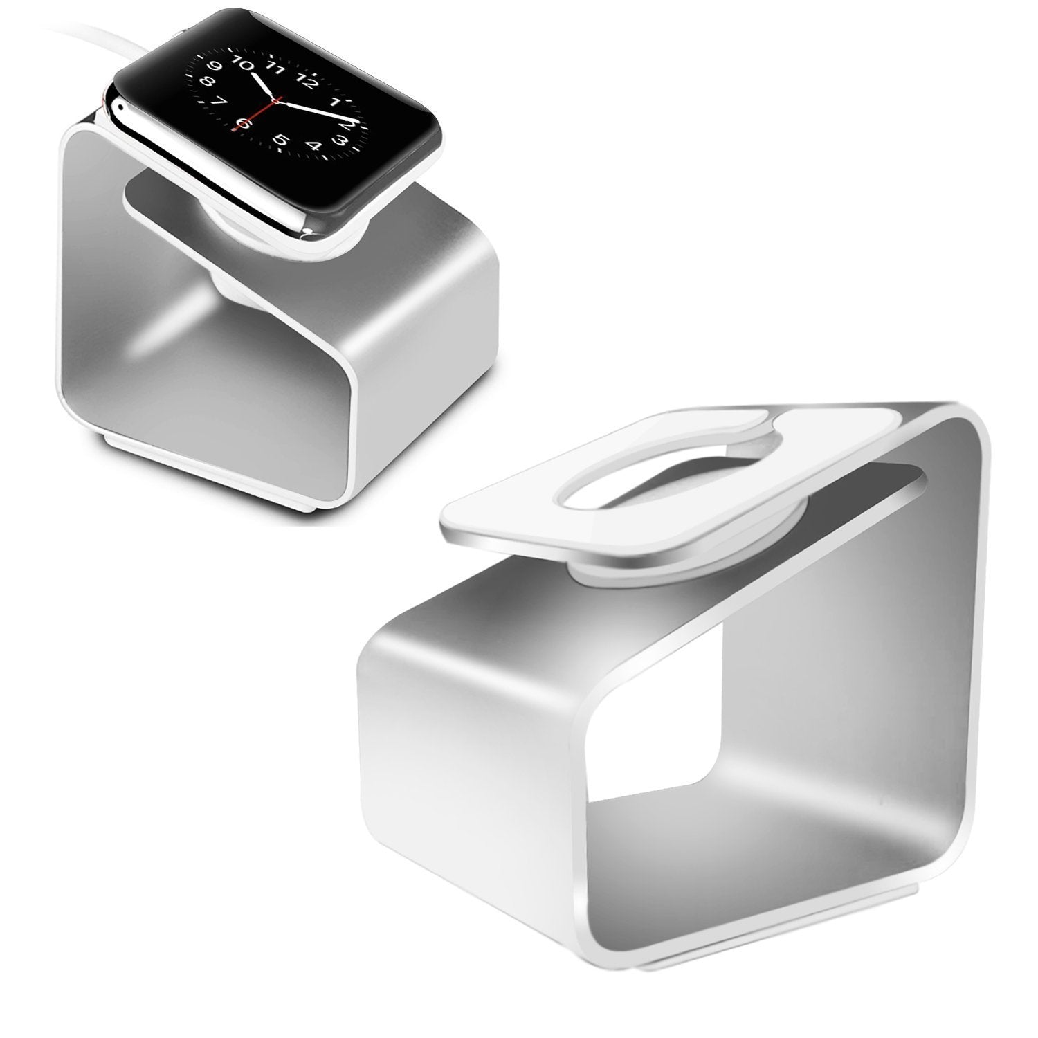 LUVVITT Aluminum Charging Stand for Apple Watch (LUV-1034) - Silver