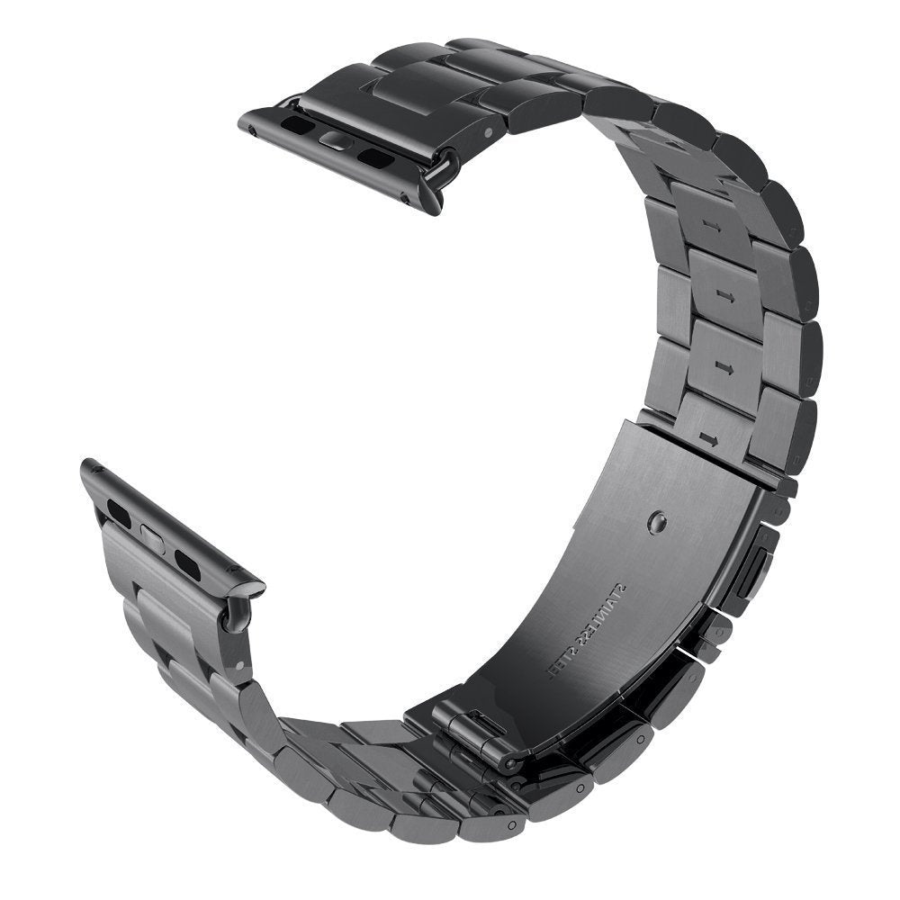LUVVITT Stainless Steel Apple Watch Series 3 Band 42mm - Black