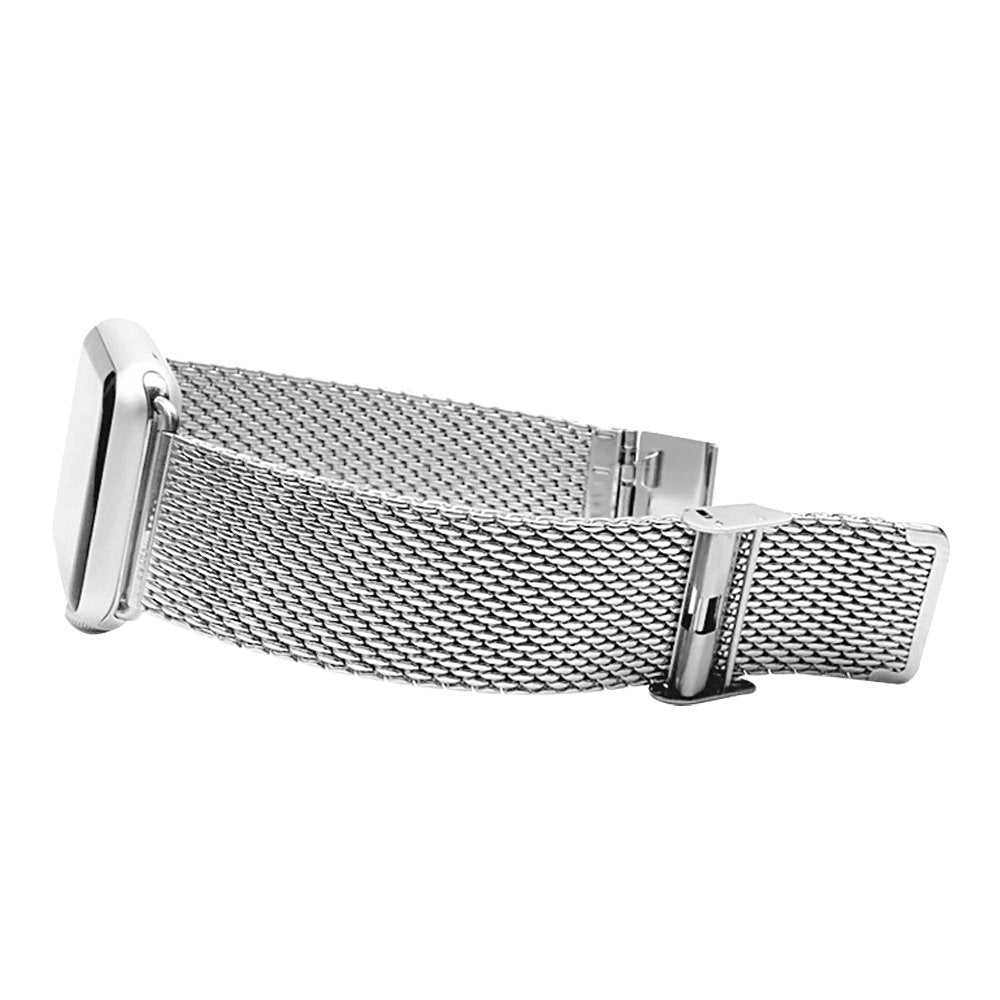 LUVVITT Stainless Steel Apple Watch Band BIG Milanese 38mm (LUV-1016B) -Silver