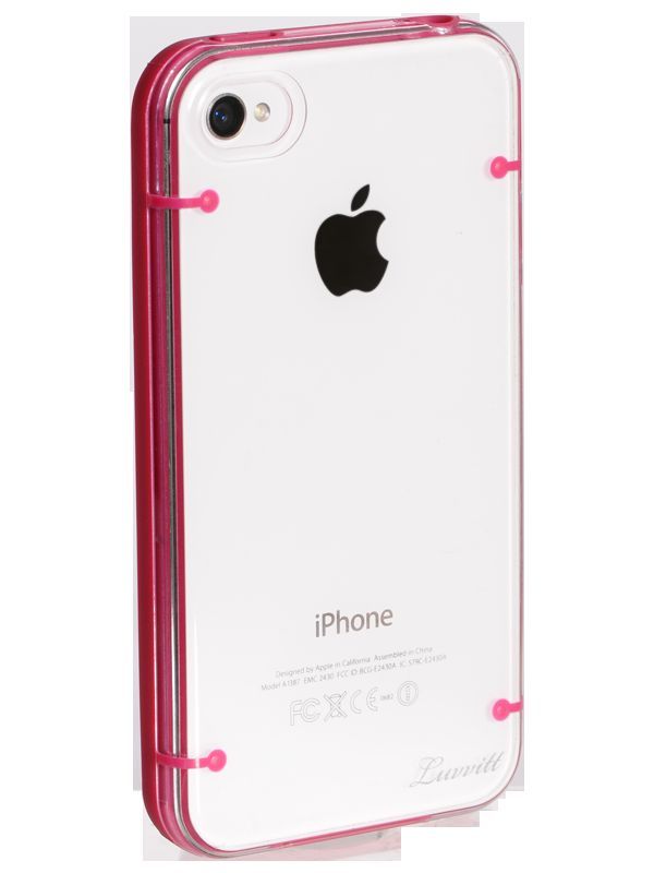 LUVVITT ACCENT Case for iPhone 4 & 4S - Pink