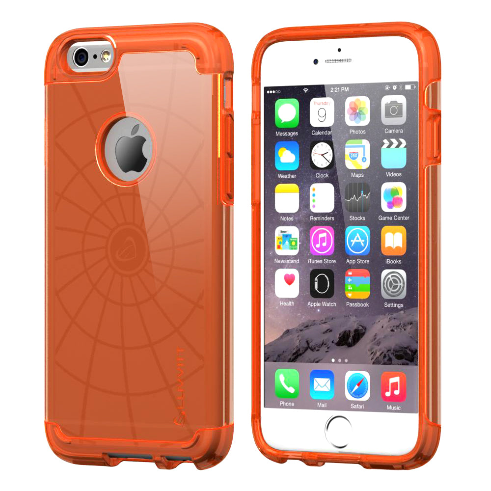 LUVVITT ULTRA ARMOR iPhone 6 / 6S Case | Dual Layer Back Cover - Neon Orange