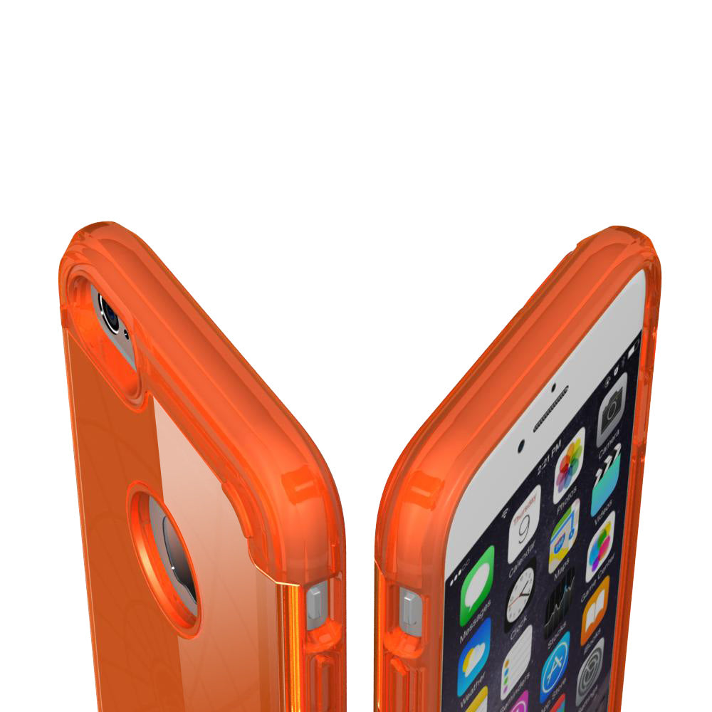 LUVVITT ULTRA ARMOR iPhone 6 / 6S Case | Dual Layer Back Cover - Neon Orange