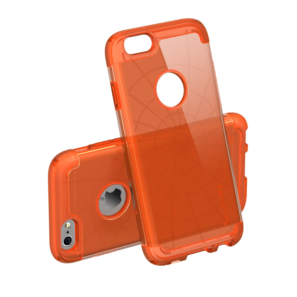 LUVVITT ULTRA ARMOR iPhone 6 / 6S Case | Dual Layer Back Cover - Neon Orange