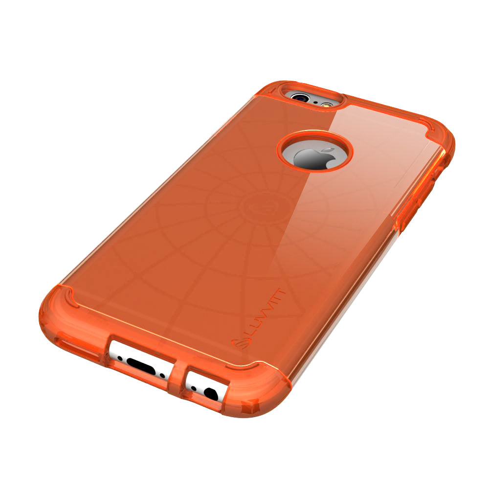 LUVVITT ULTRA ARMOR iPhone 6 / 6S Case | Dual Layer Back Cover - Neon Orange