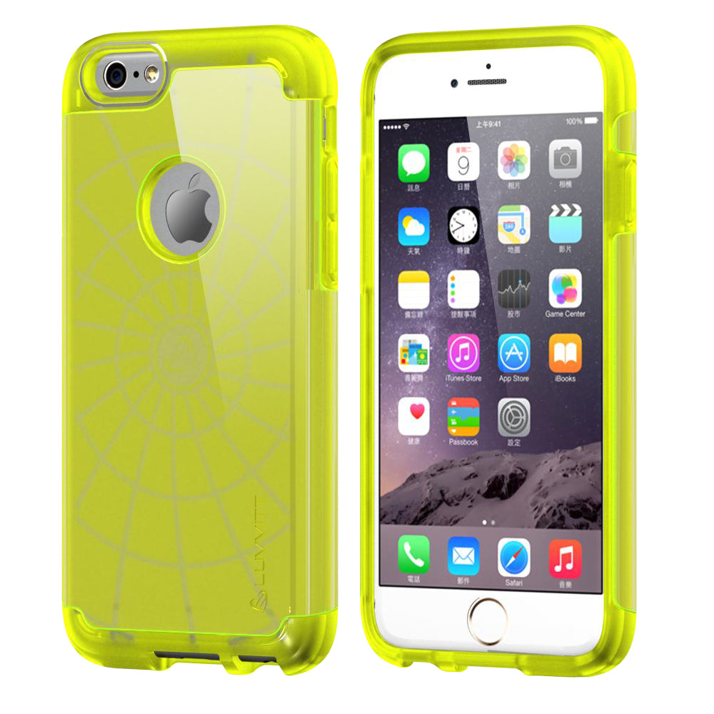 LUVVITT ULTRA ARMOR iPhone 6 / 6S Case | Dual Layer Back Cover - Neon Yellow