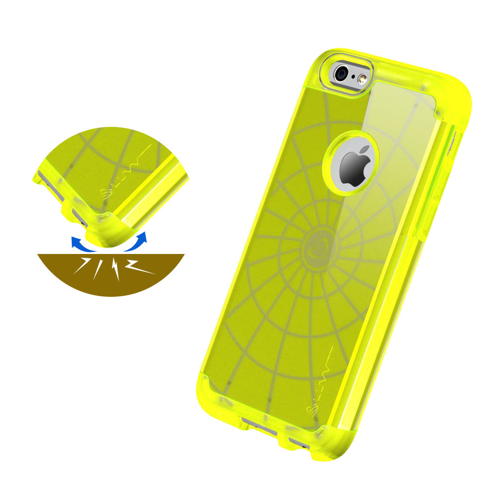 LUVVITT ULTRA ARMOR iPhone 6 / 6S Case | Dual Layer Back Cover - Neon Yellow