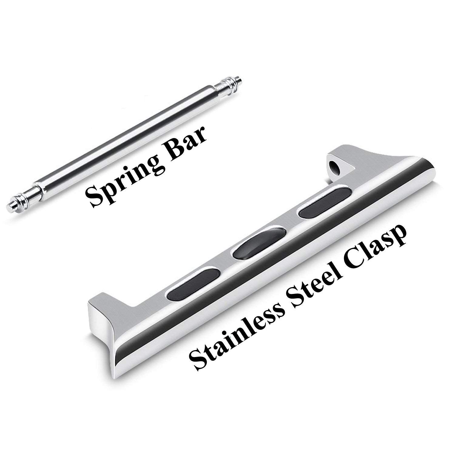 LUVVITT Stainless Steel ADAPTER for Apple Watch 40mm | Adaptor - Silver