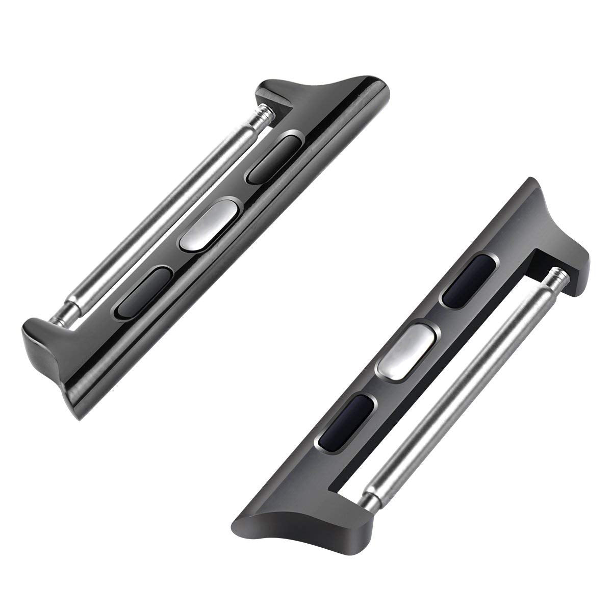 LUVVITT Stainless Steel ADAPTER for Apple Watch 44mm | Adaptor - Space Gray