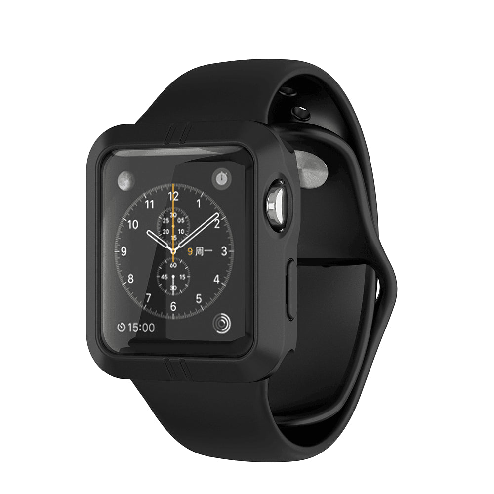 LUVVITT ULTRA ARMOR High Performance Flexible Apple Watch Case 42mm - Black