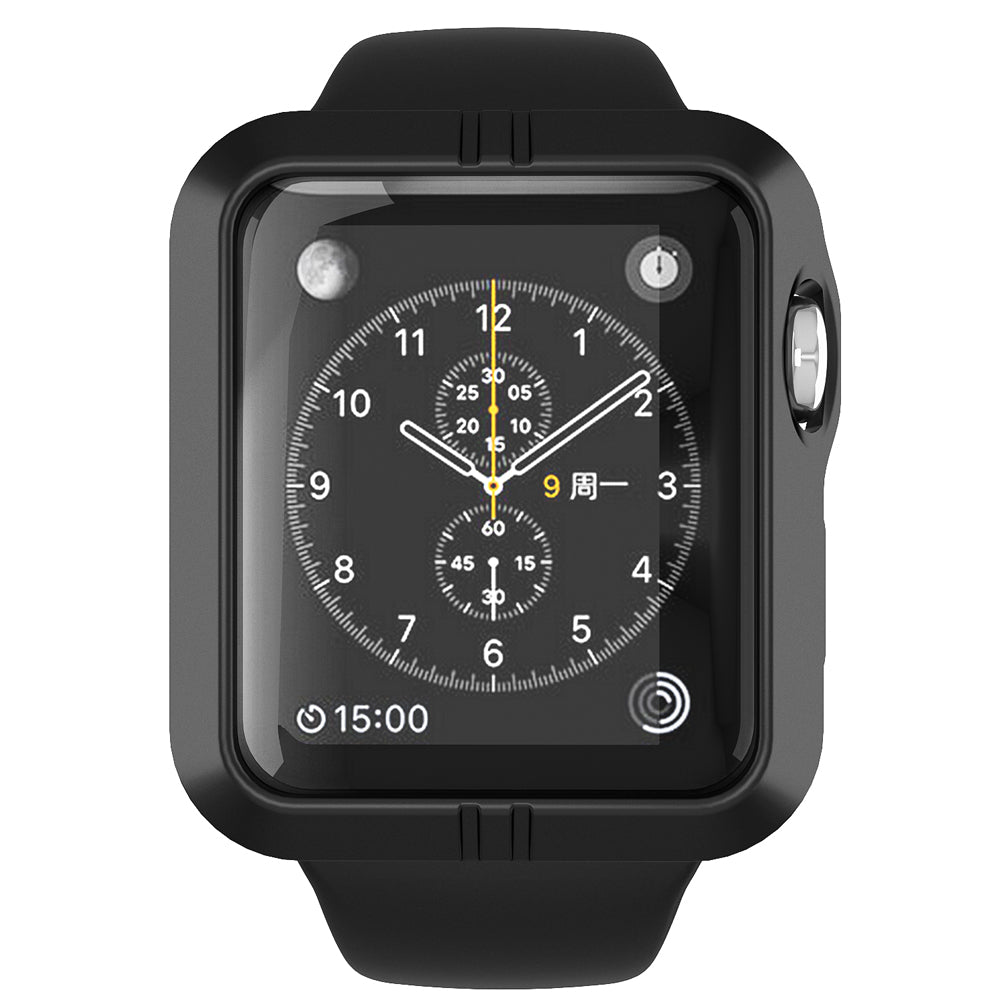 LUVVITT ULTRA ARMOR High Performance Flexible Apple Watch Case 42mm - Black