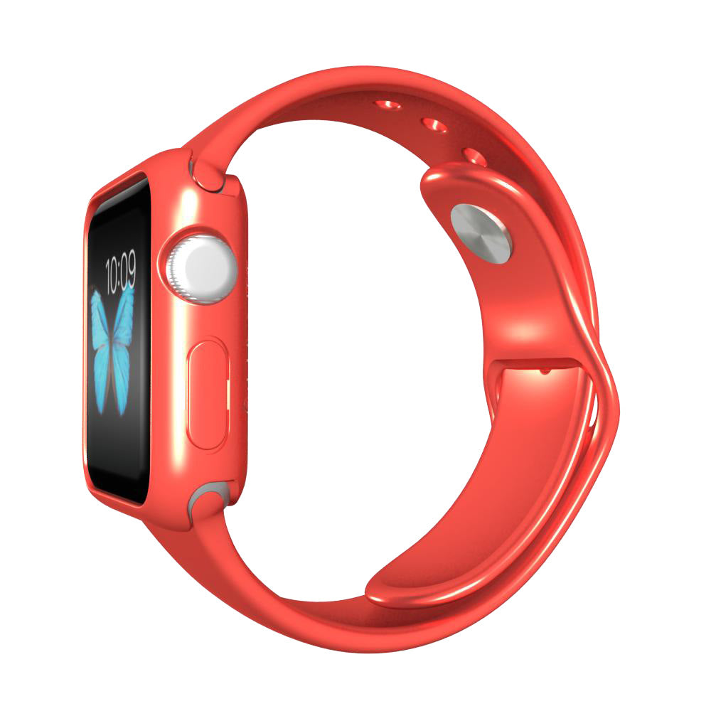 LUVVITT CLARITY Apple Watch Case 42mm - Apple Pink