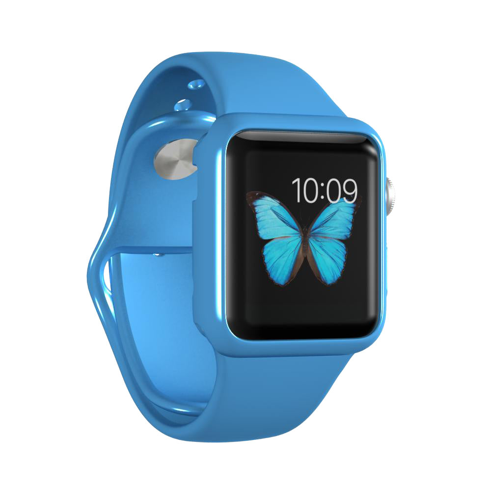 LUVVITT CLARITY Apple Watch Case 42mm - Blue