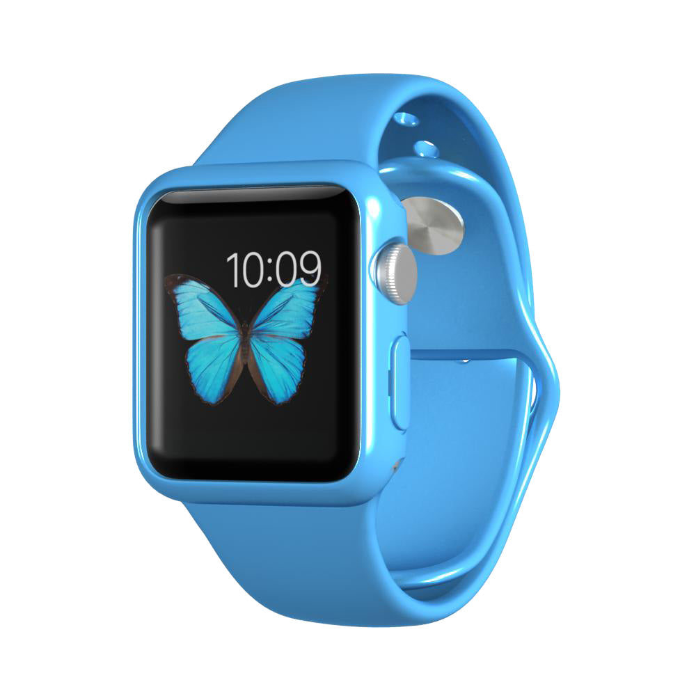 LUVVITT CLARITY Apple Watch Case 42mm - Blue