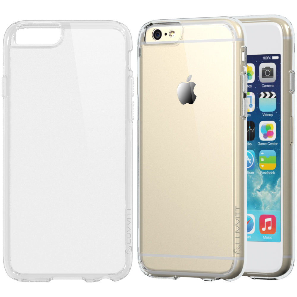 LUVVITT CLEARVIEW Case for iPhone 6S / 6 | Hybrid Back Cover - Crystal Clear