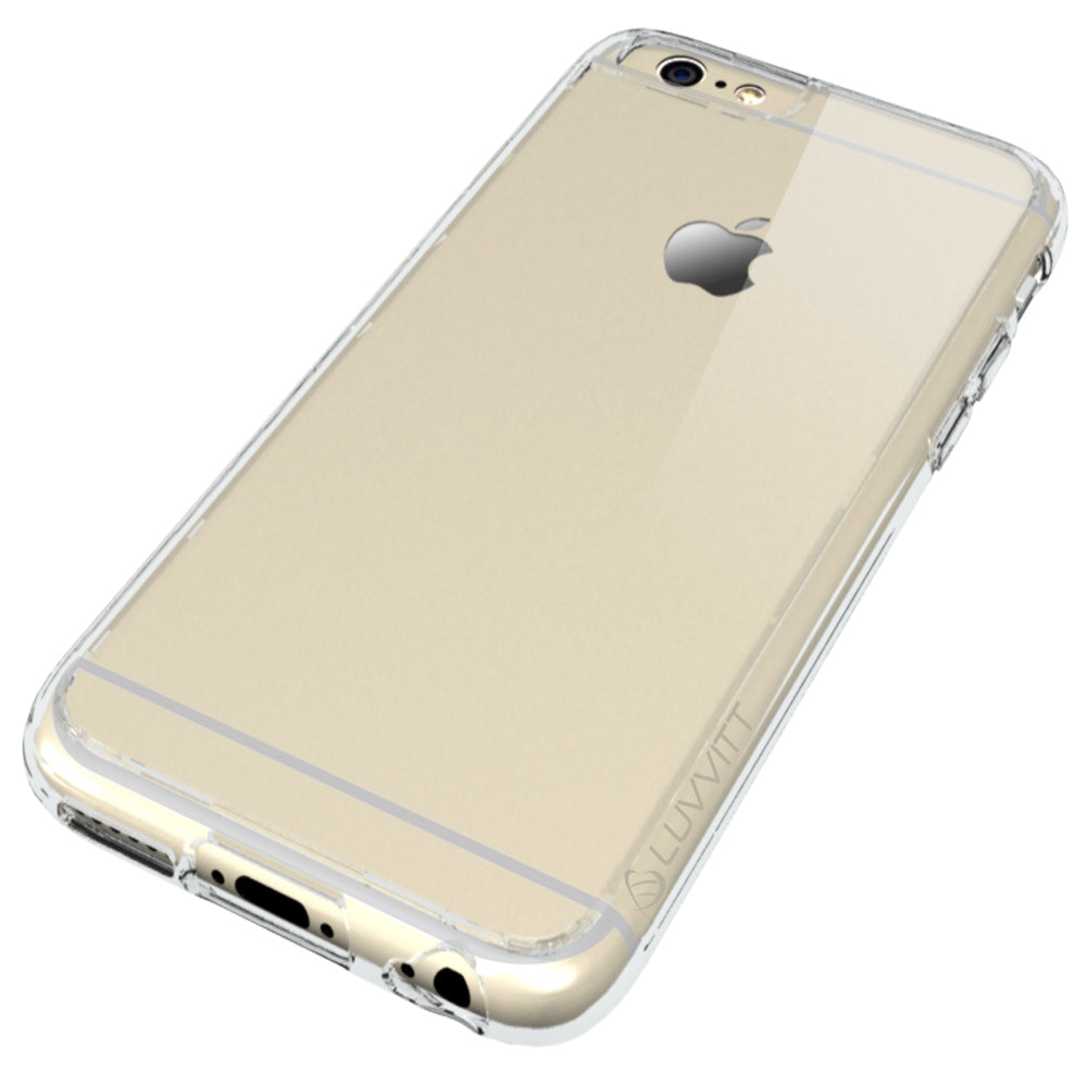 LUVVITT CLEARVIEW Case for iPhone 6S / 6 | Hybrid Back Cover - Crystal Clear