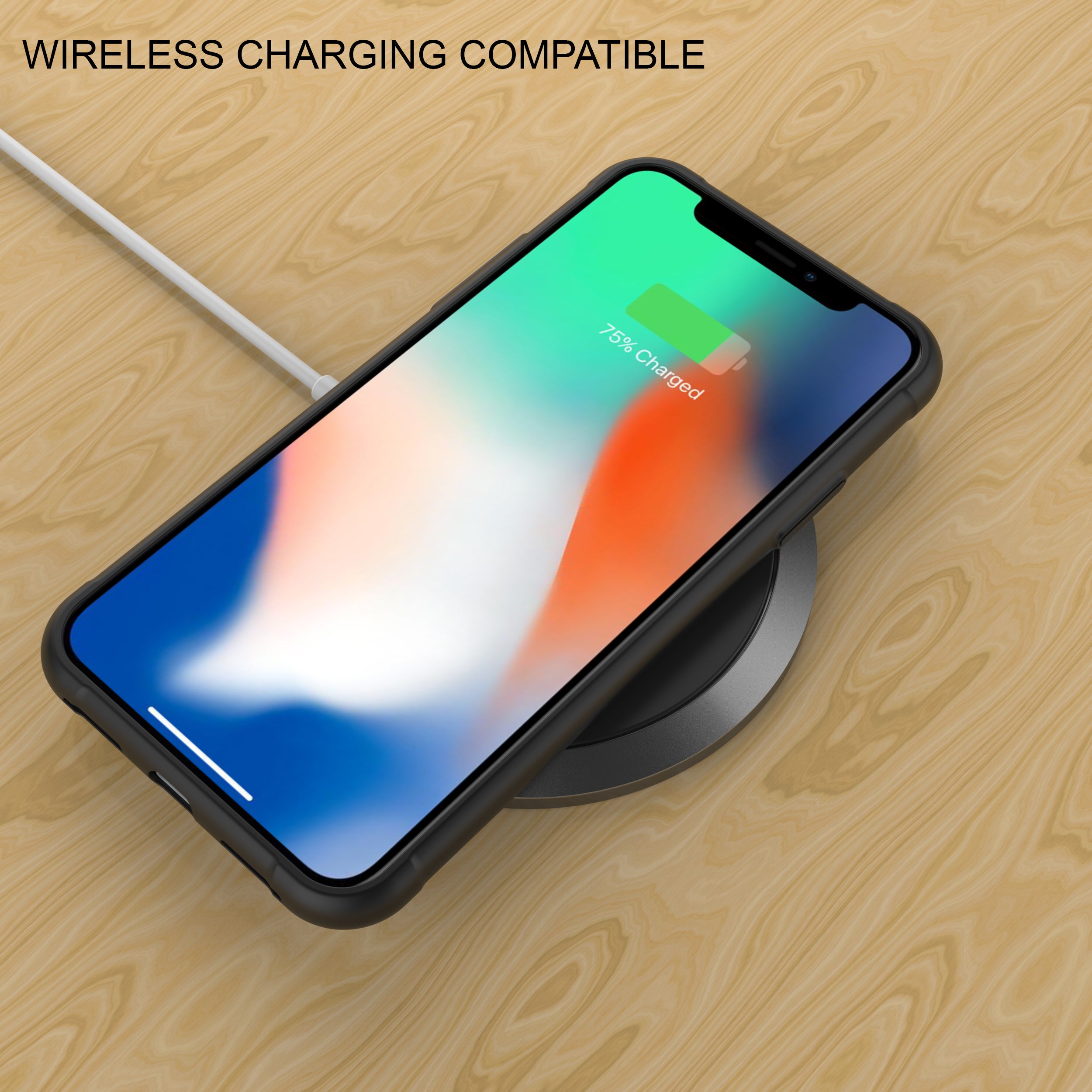 Clearview Case and Tempered Glass Screen Protector for iPhone X / XS - Clear
