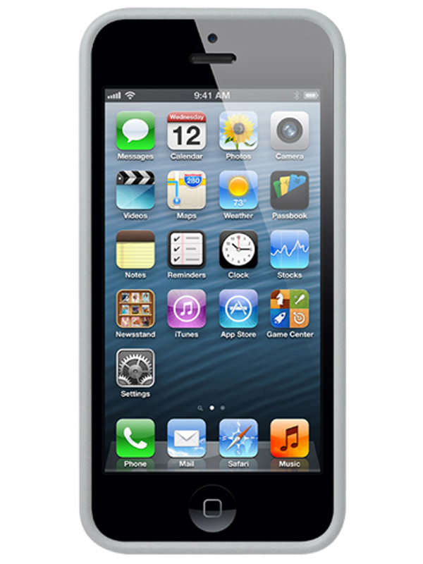 LUVVITT® HYBRID KICKSTAND Clear Back Bumper Case with stand - Clear / Gray