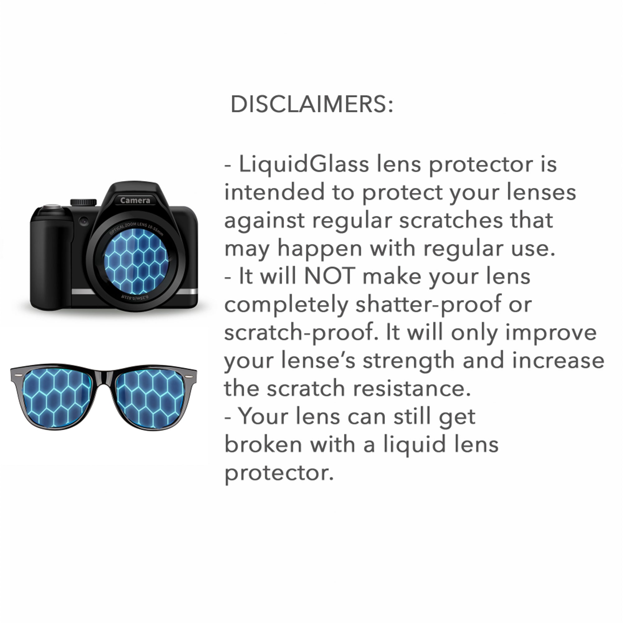 Luvvitt Liquid Glass Lens Protector for Eyeglasses Sunglasses and Camera Lenses