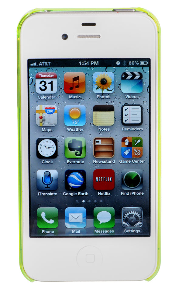 LUVVITT CRYSTAL VIEW UltraSlim Crystal Case for iPhone 4 & 4S - Yellow
