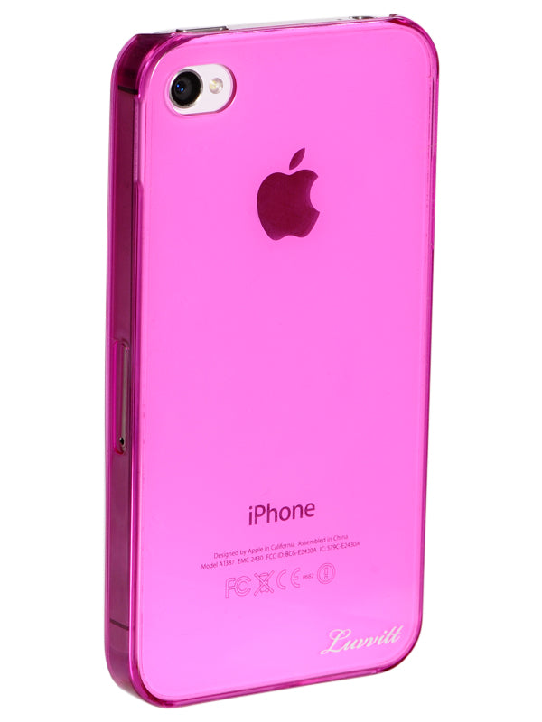 LUVVITT CRYSTAL VIEW UltraSlim Crystal Case for iPhone 4 & 4S - Pink