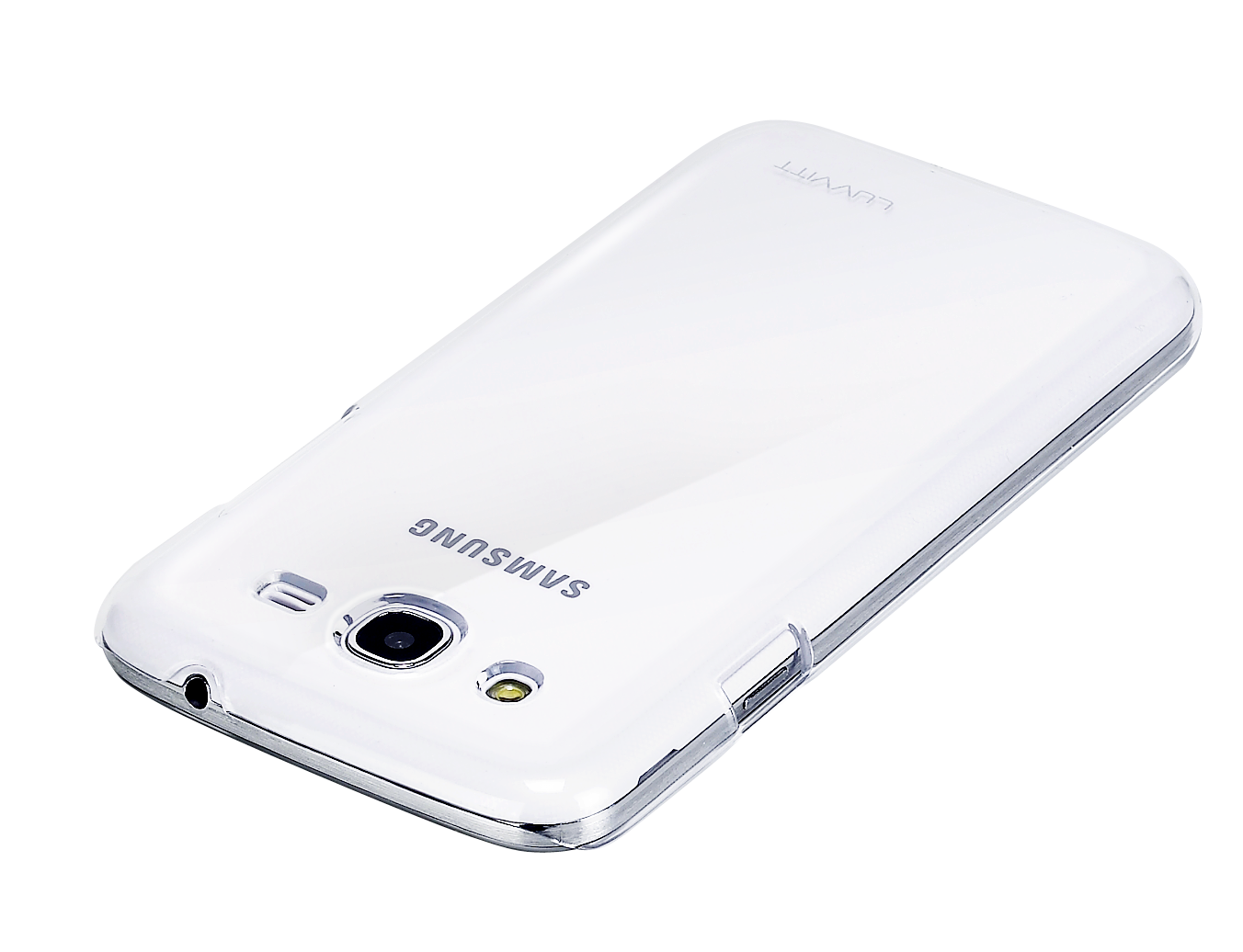 LUVVITT CRISTAL Hard Shell Anti-Scratch Transparent Case for Samsung MEGA 5.8