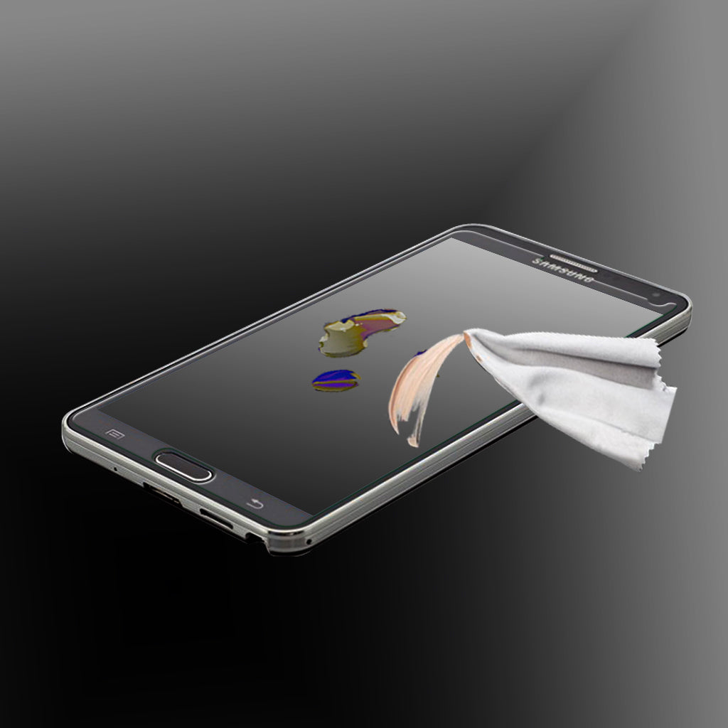 LUVVITT TEMPERED GLASS Screen Protector for Galaxy Note 4 with EASY APPLICATOR