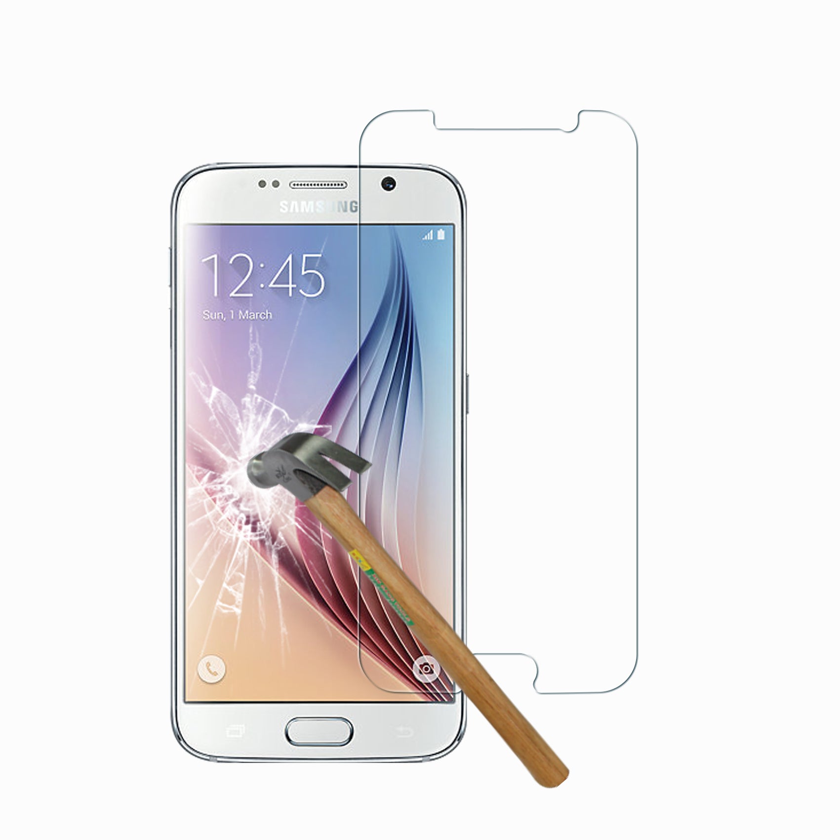 LUVVITT TEMPERED GLASS Screen Protector for Galaxy S6 - Crystal Clear
