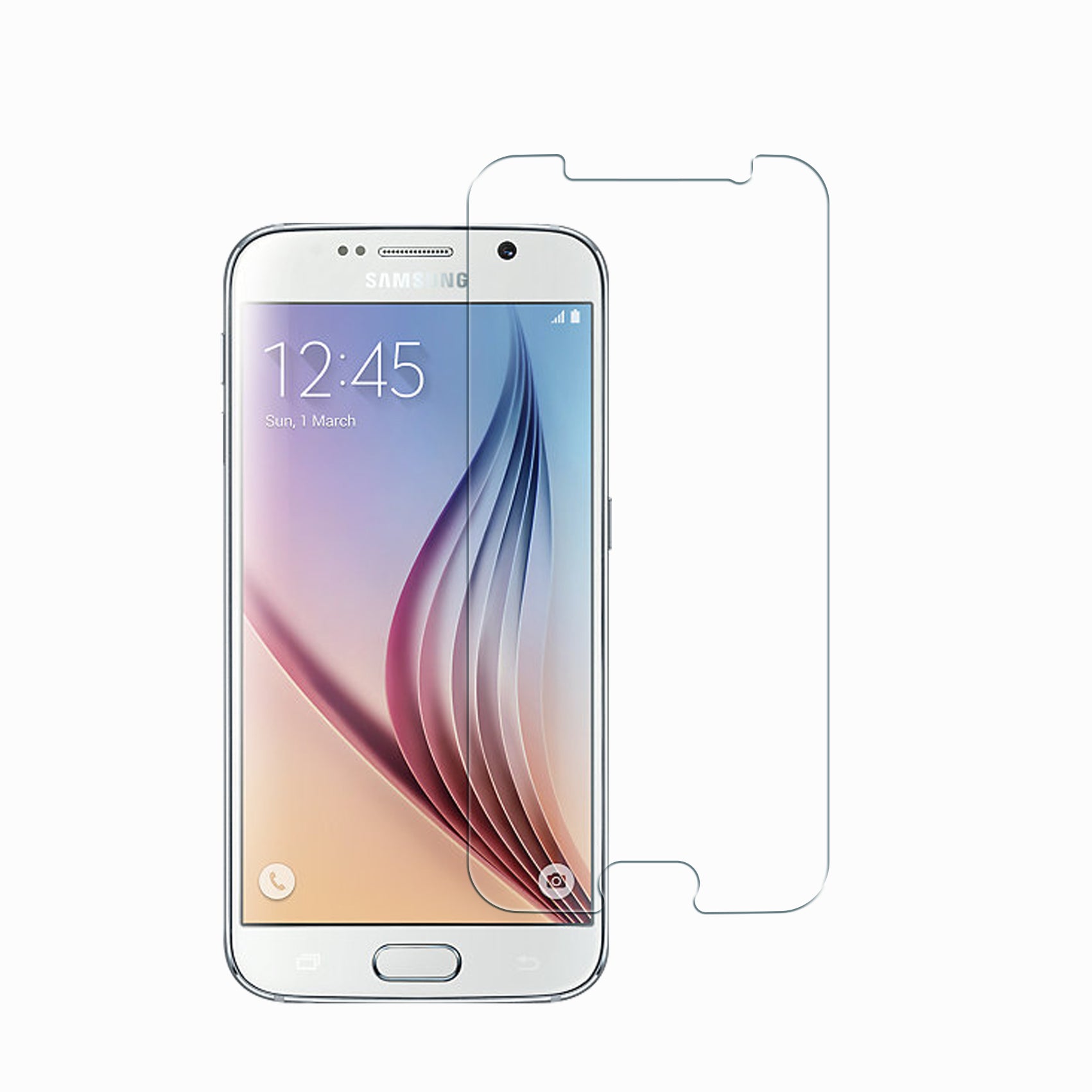 LUVVITT TEMPERED GLASS Screen Protector for Galaxy S6 - Crystal Clear