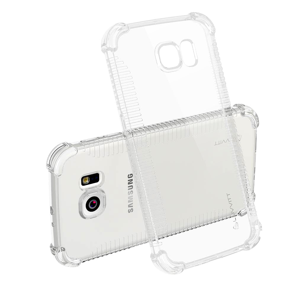 LUVVITT CLEAR GRIP Galaxy S7 PLUS Case Slim Transparent TPU Rubber Case - Clear