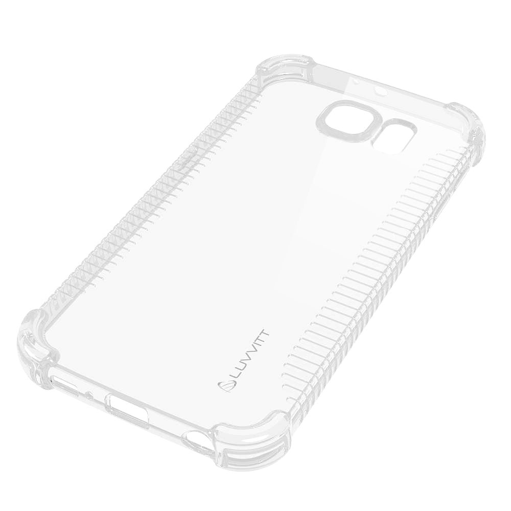 LUVVITT CLEAR GRIP Galaxy S7 PLUS Case Slim Transparent TPU Rubber Case - Clear