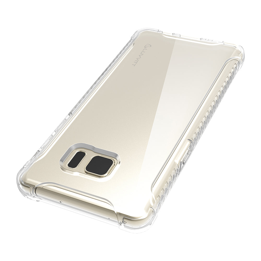 LUVVITT CLEAR GRIP Galaxy Note 7 Case Soft TPU Rubber Back Cover - Crystal Clear