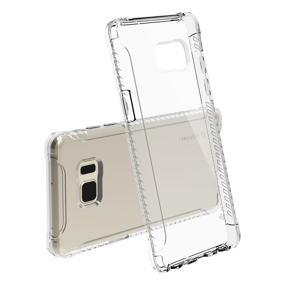 LUVVITT CLEAR GRIP Galaxy Note 7 Case Soft TPU Rubber Back Cover - Crystal Clear