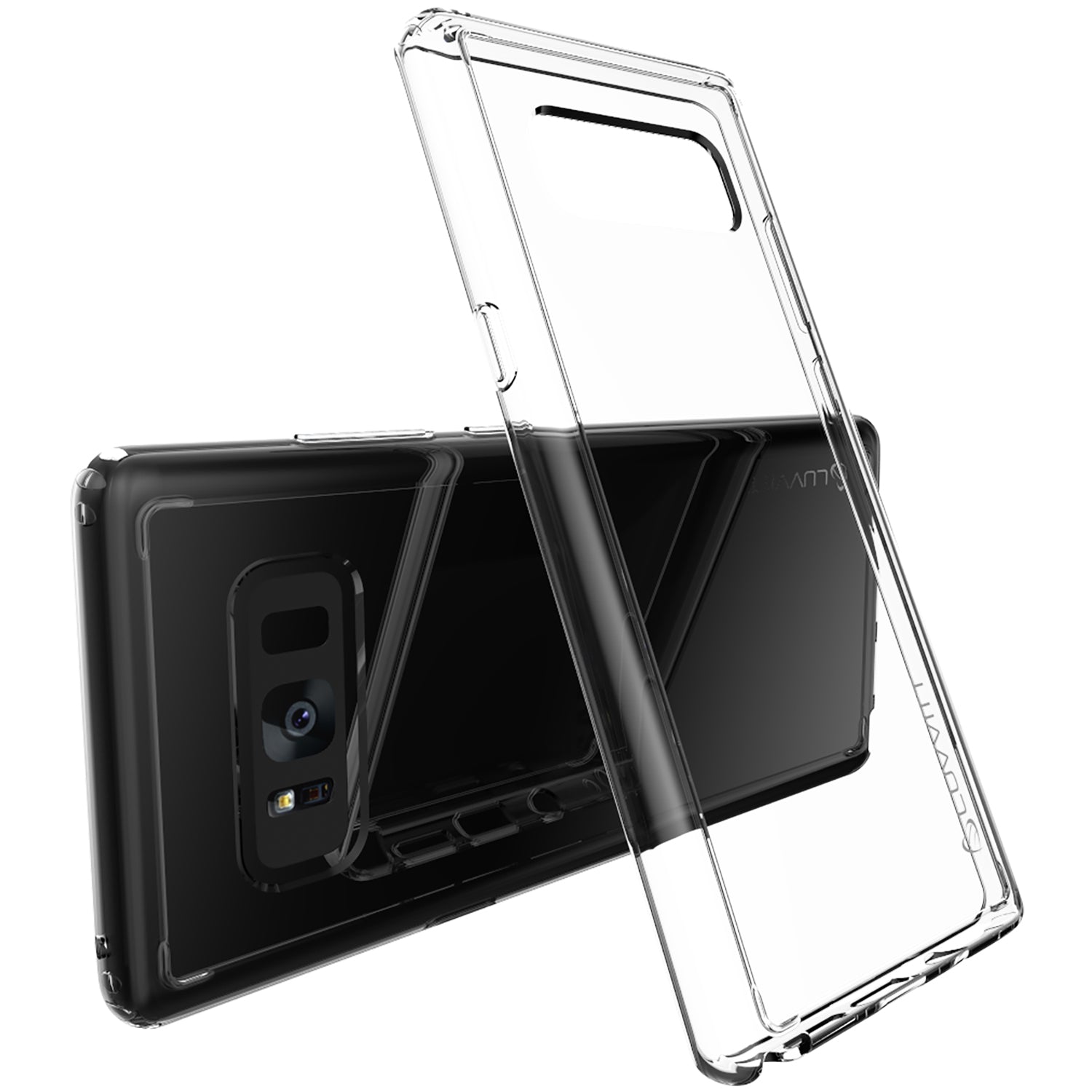 LUVVITT CLEAR VIEW Hybrid Case for Galaxy Note 8 - Crystal Clear