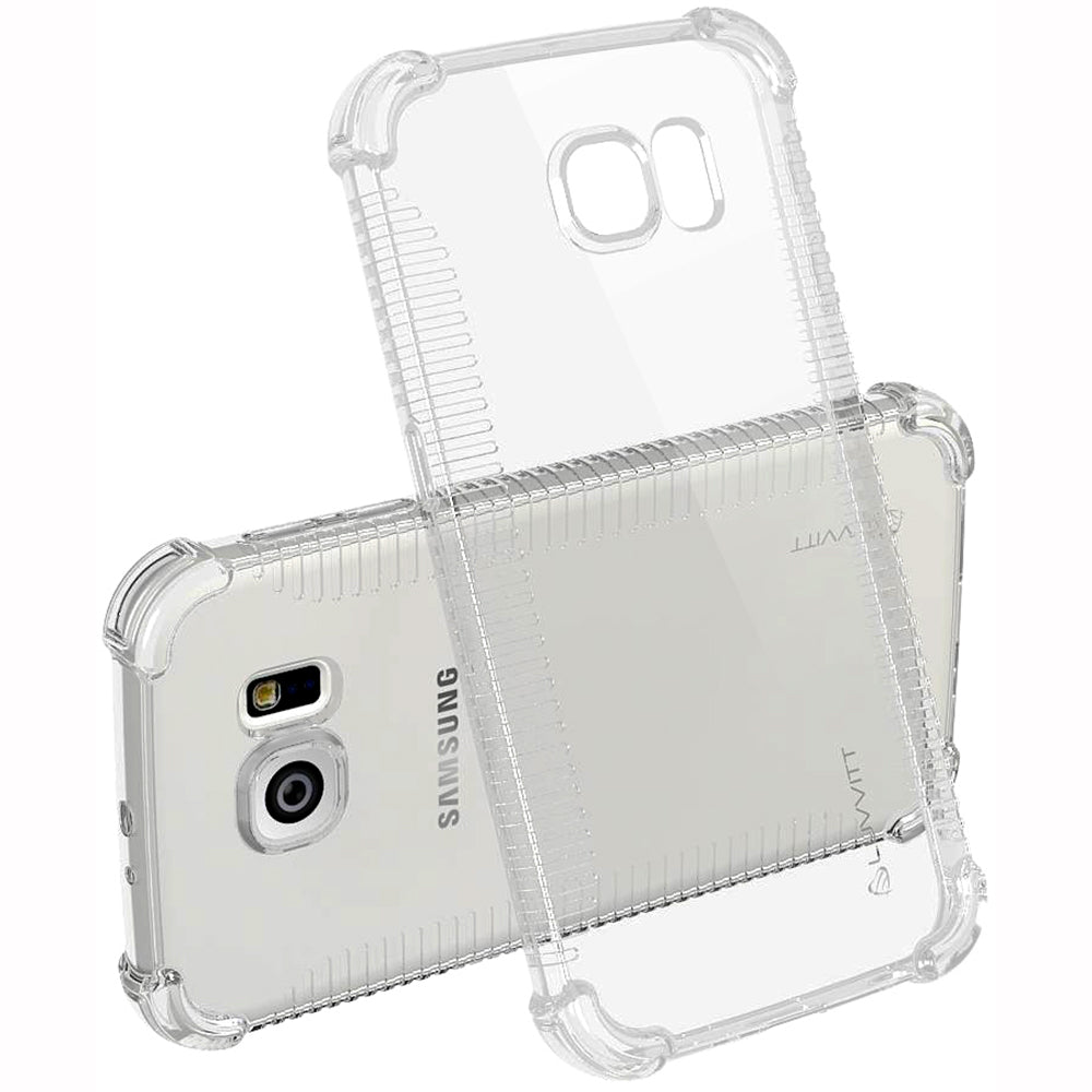 LUVVITT CLEAR GRIP Galaxy S7 Case | Slim Transparent TPU Rubber Case - Clear