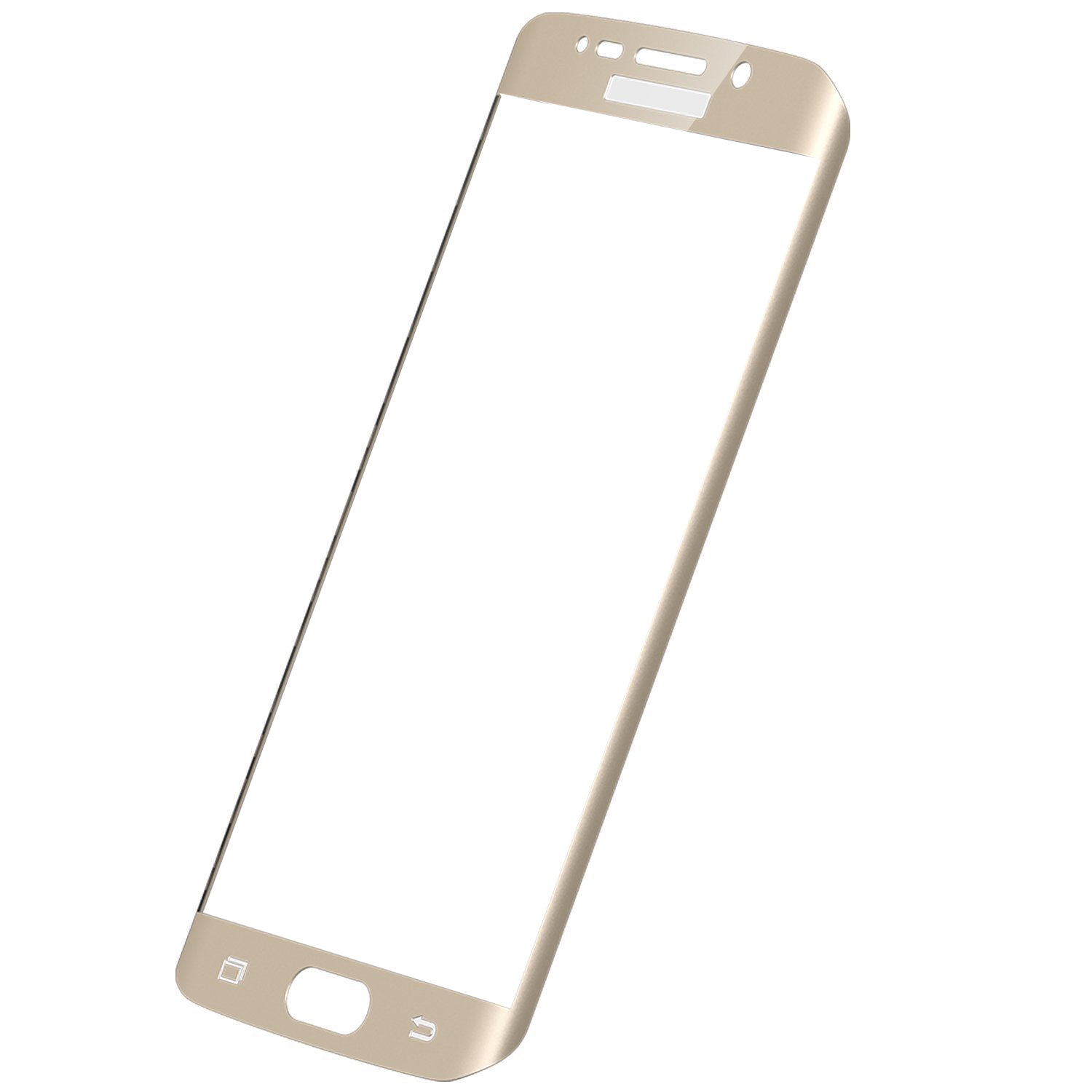LUVVITT TEMPERED GLASS Screen Protector for Samsung Galaxy S7 Edge - Gold
