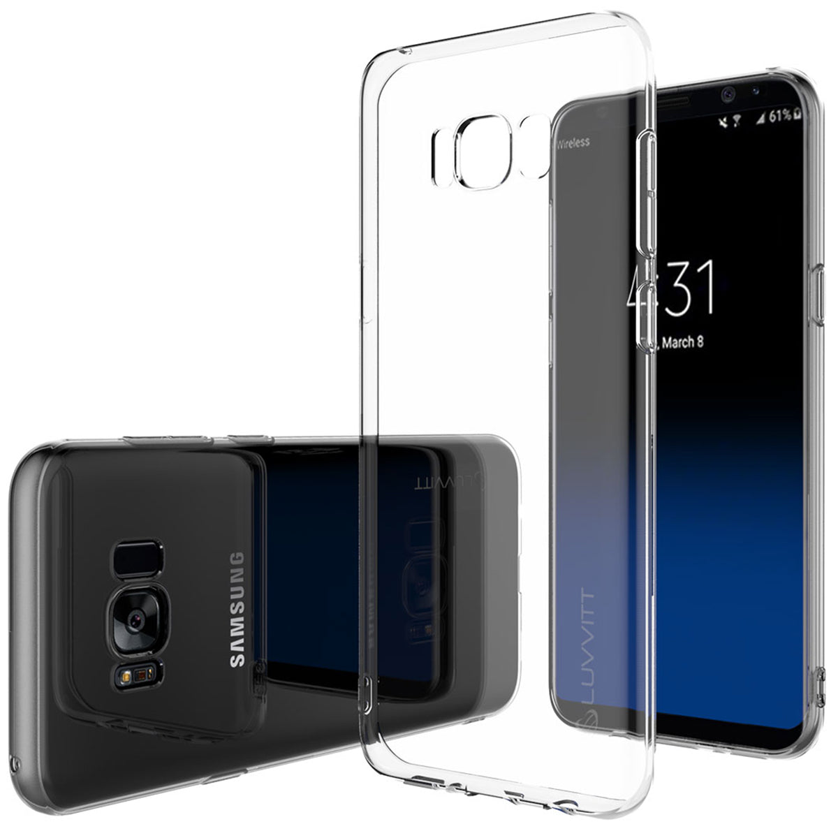 LUVVITT CLARITY Case for Galaxy S8 Plus - Clear