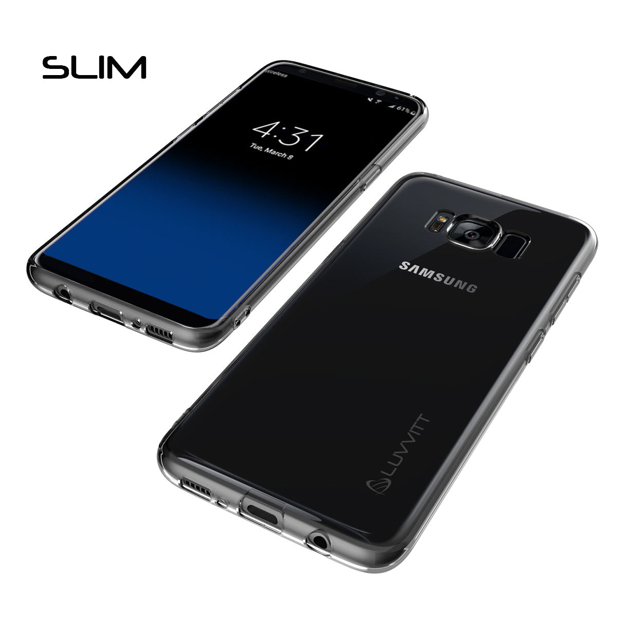 LUVVITT CLARITY Case for Galaxy S8 Plus - Clear