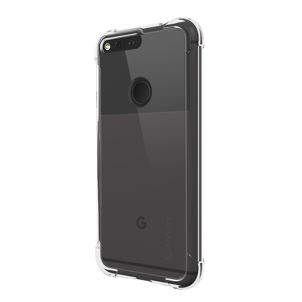 LUVVITT CLEARVIEW Case for Google Pixel XL | Hybrid Back Cover - Crystal Clear