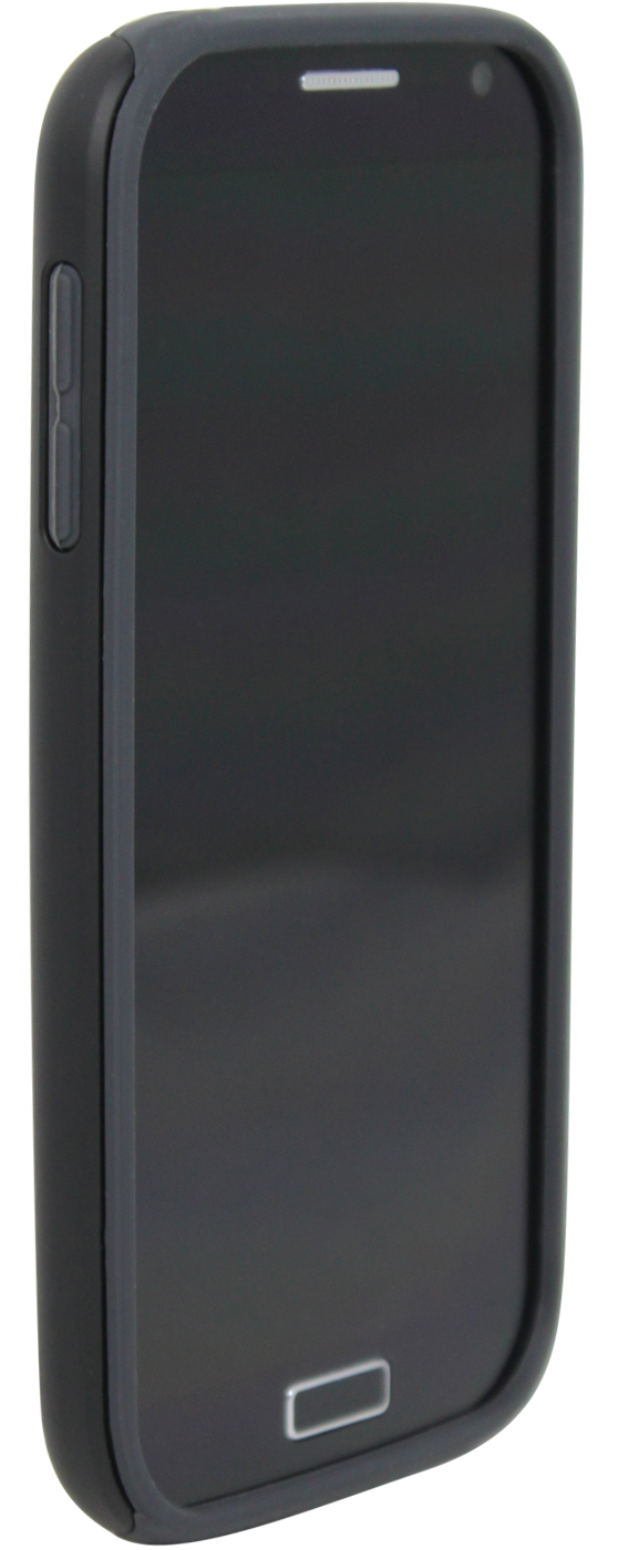 LUVVITT ARMOR SHELL Double Absorbing Case for Samsung Galaxy S4 SIV-Black/Grey