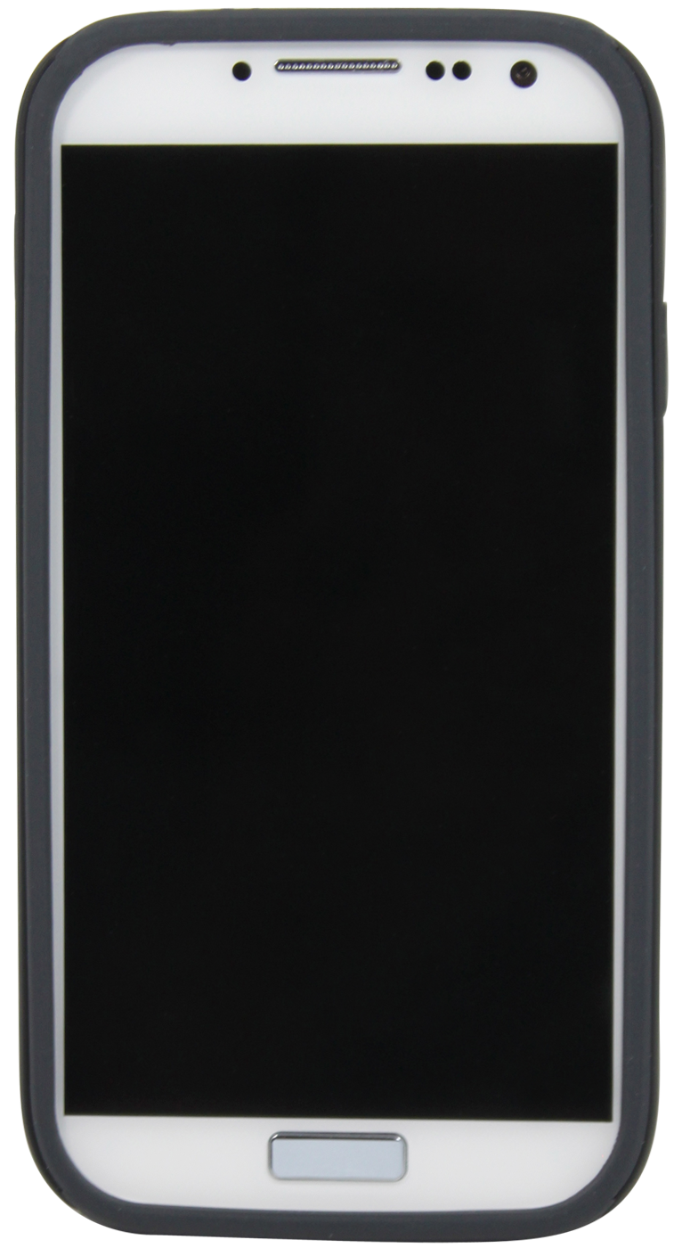 LUVVITT ARMOR SHELL Double Absorbing Case for Samsung Galaxy S4 SIV-Black/Grey