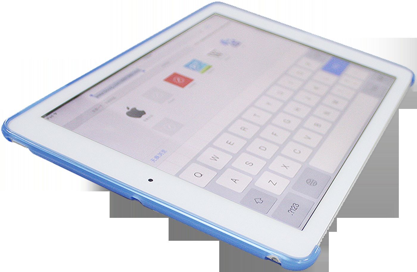 LUVVITT DOLCE Soft Back Cover for iPad Air Compatible w/Smart Cover - Blue