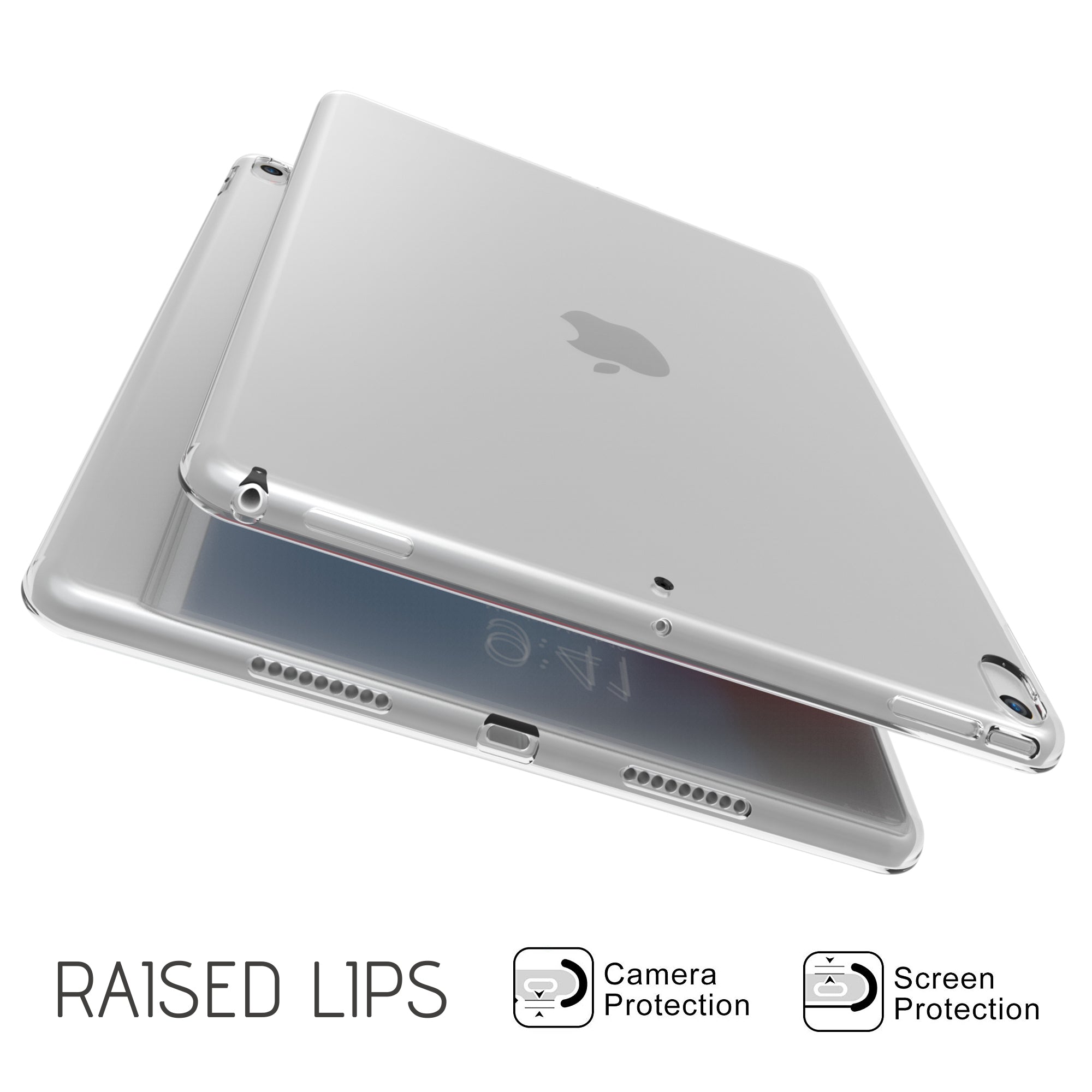 Luvvitt iPad Air 3rd Gen Case 2019 CLARITY Flexible Light TPU Slim Cover - Clear