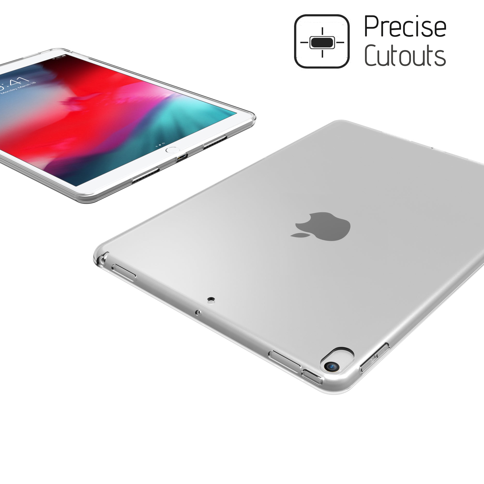 Luvvitt iPad Air 3rd Gen Case 2019 CLARITY Flexible Light TPU Slim Cover - Clear