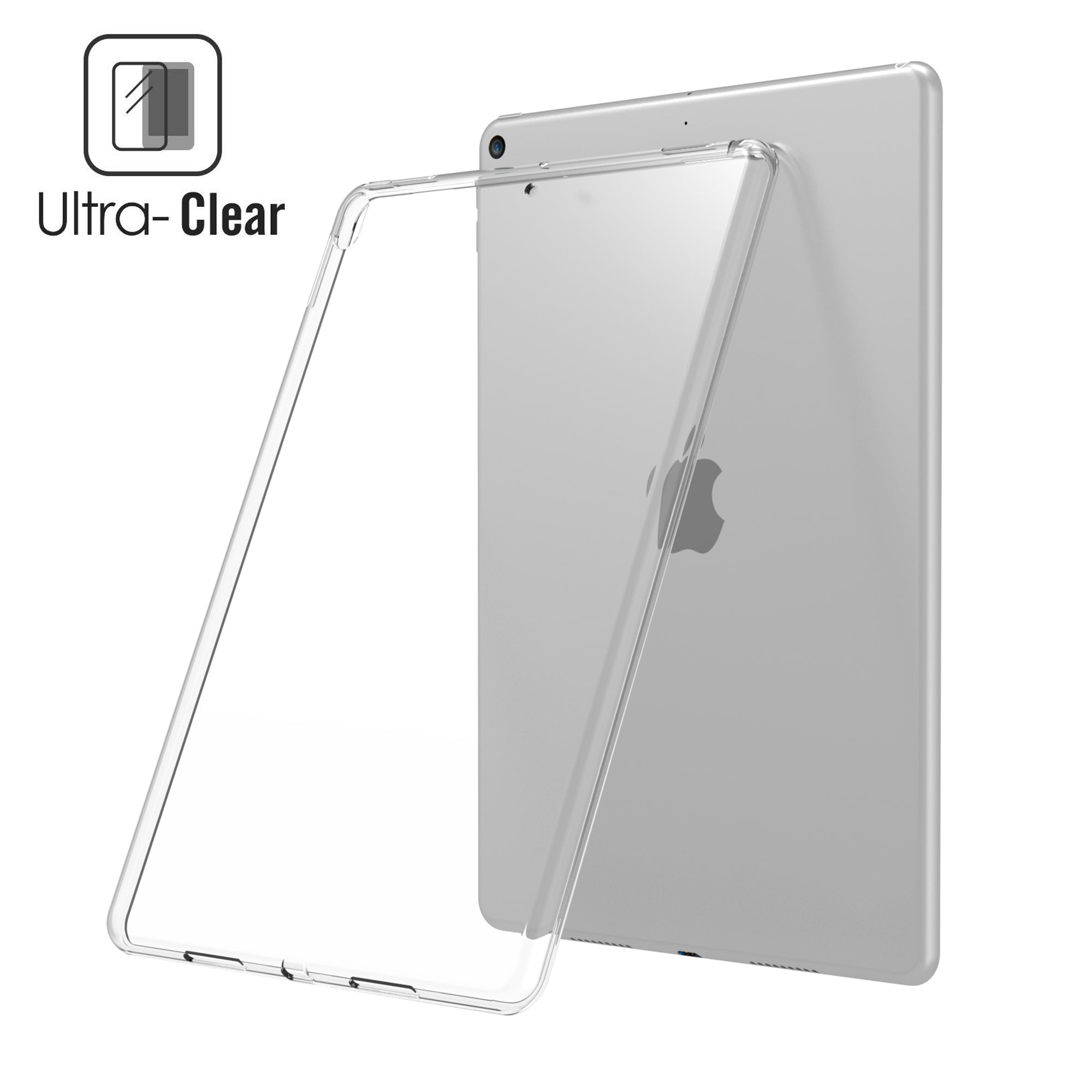 Luvvitt iPad Air 3rd Gen Case 2019 CLARITY Flexible Light TPU Slim Cover - Clear