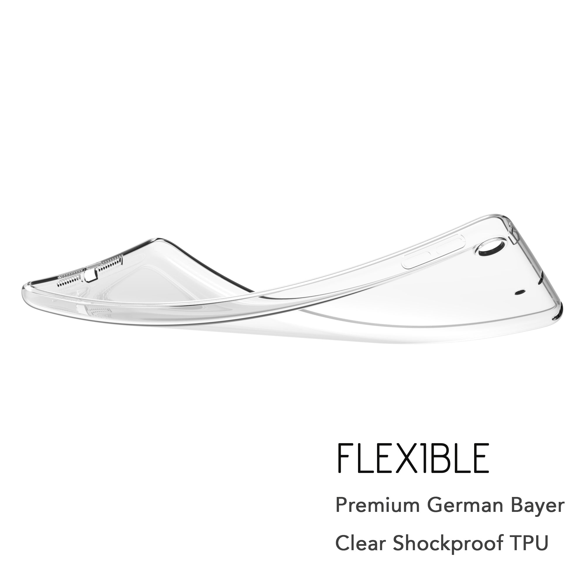 Luvvitt iPad Mini 5 Case 2019 CLARITY Flexible Light TPU Slim Cover - Clear