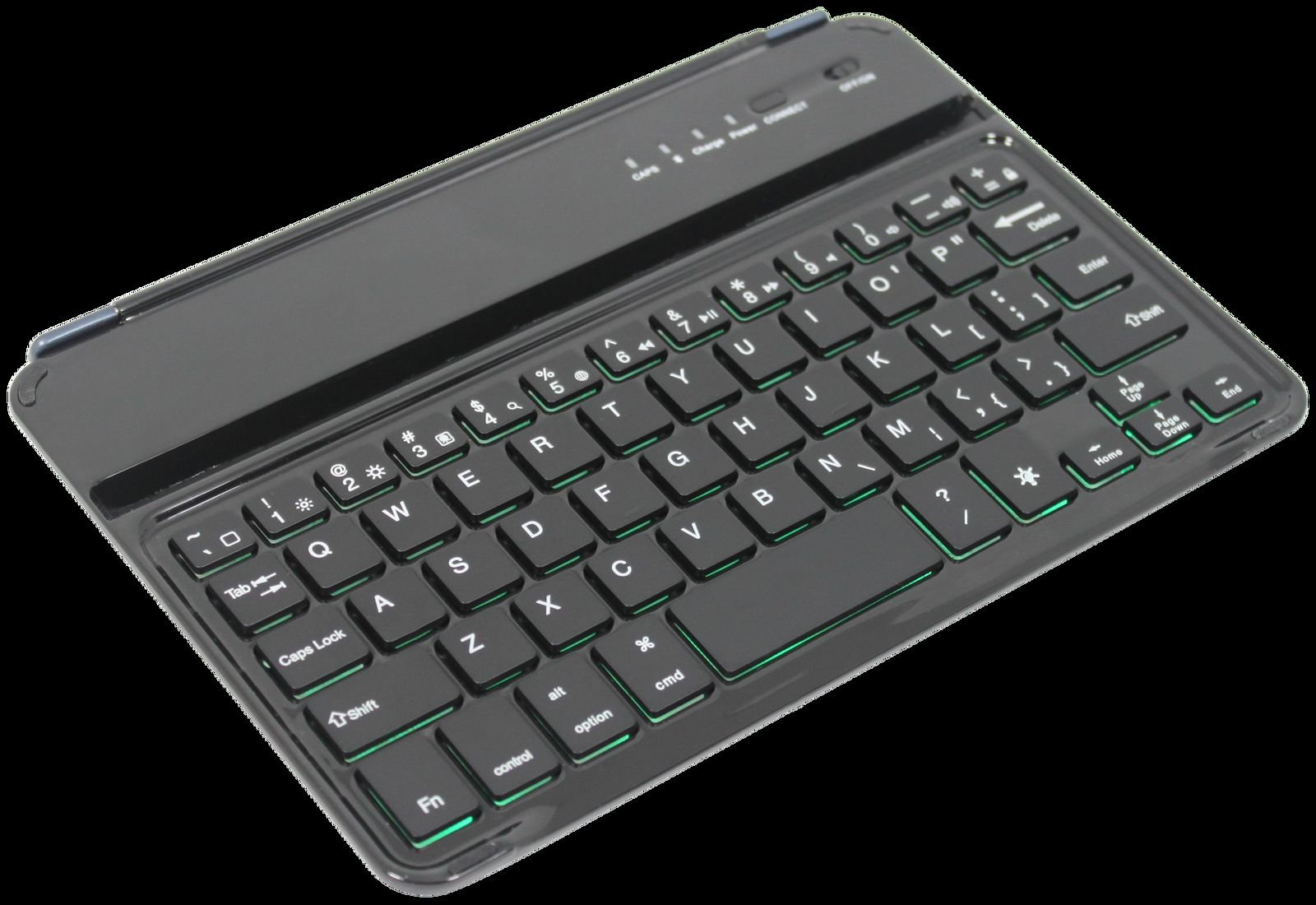 LUVVITT BACKLIT Ultrathin Keyboard for iPad MINI 1/2 (7 COLORS) Black